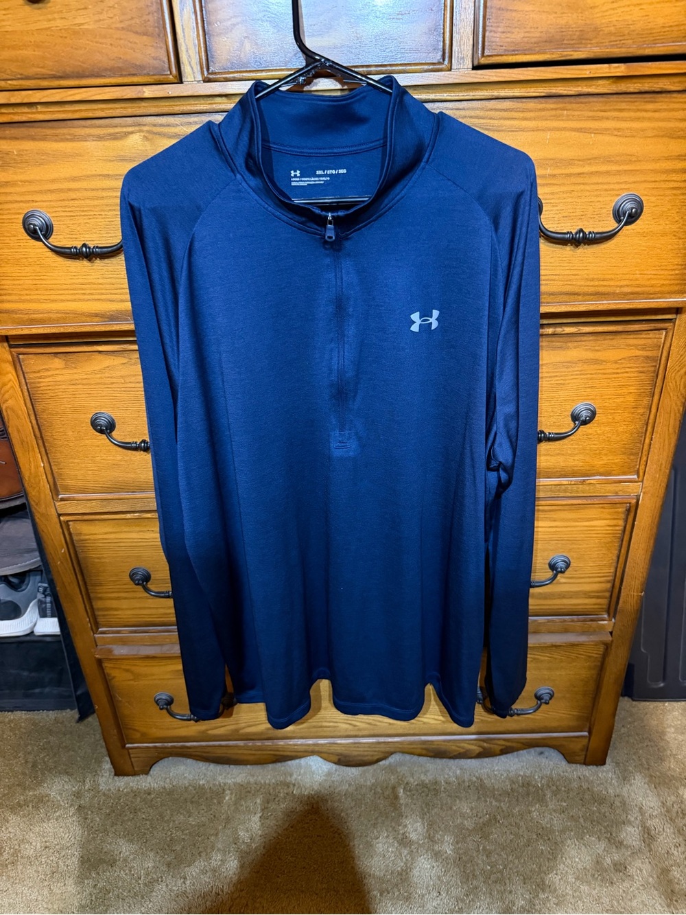 Under Armour Men's Navy Blue Quarter-Zip Pullover